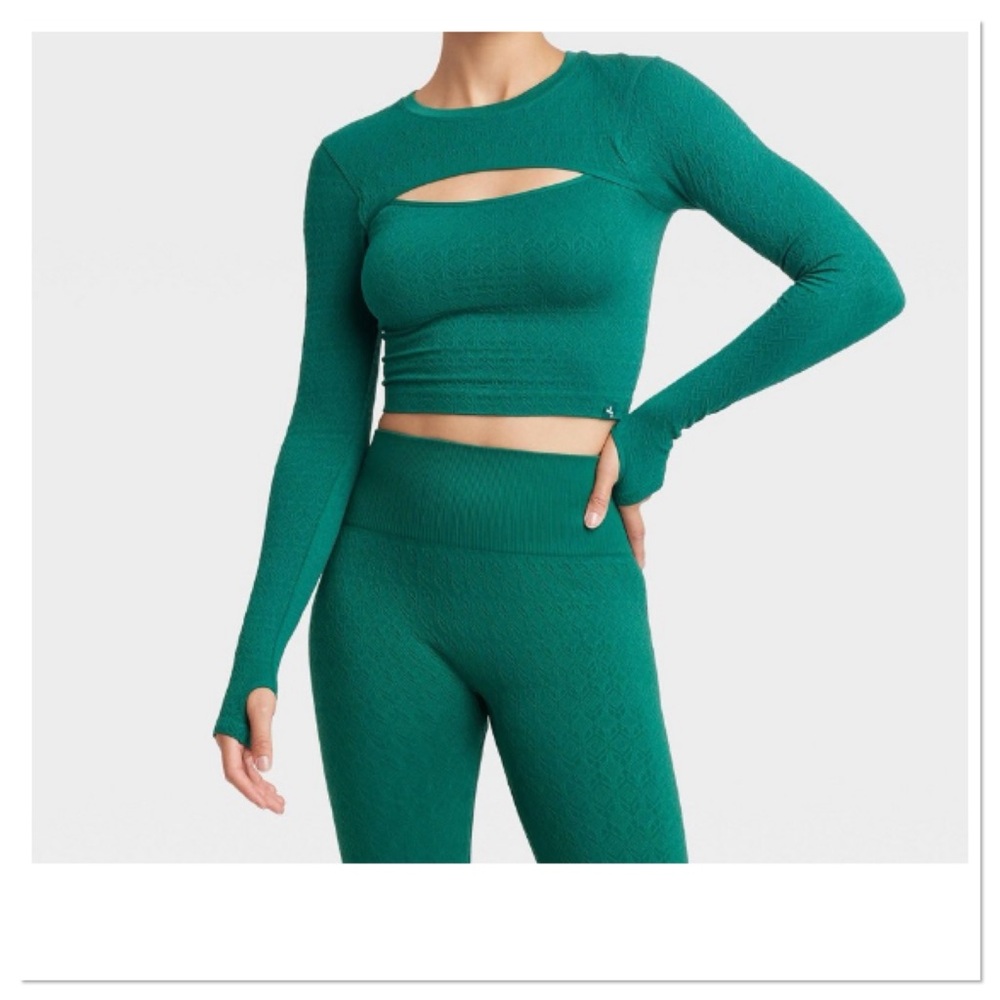 Women’s Textured Seamless Long Sleeve Top Joylab
